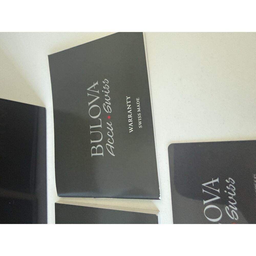 Bulova Accu Swiss Empty Box 5.7*4.3*3.6 Inch View 5